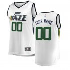Camiseta Custom 0 Utah Jazz Association Edition Blanco Hombre